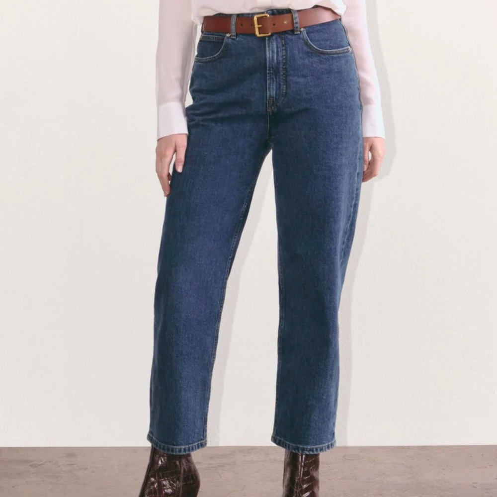 Everlane The Way High Hourglass Jean Organic Cotton 27 cropped